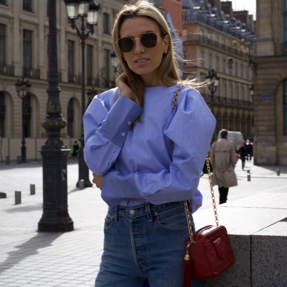 ZARA BLUE TOP